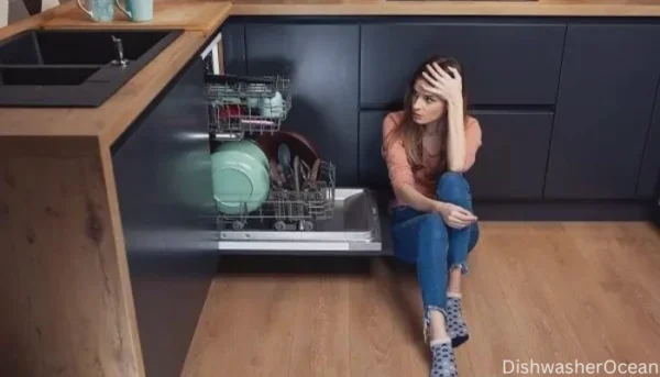 A dishwasher not draining.