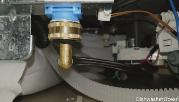 Dishwasher's water inlet valve.